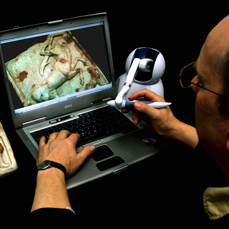 2002 Researching 3D digital technology and replicas at NML